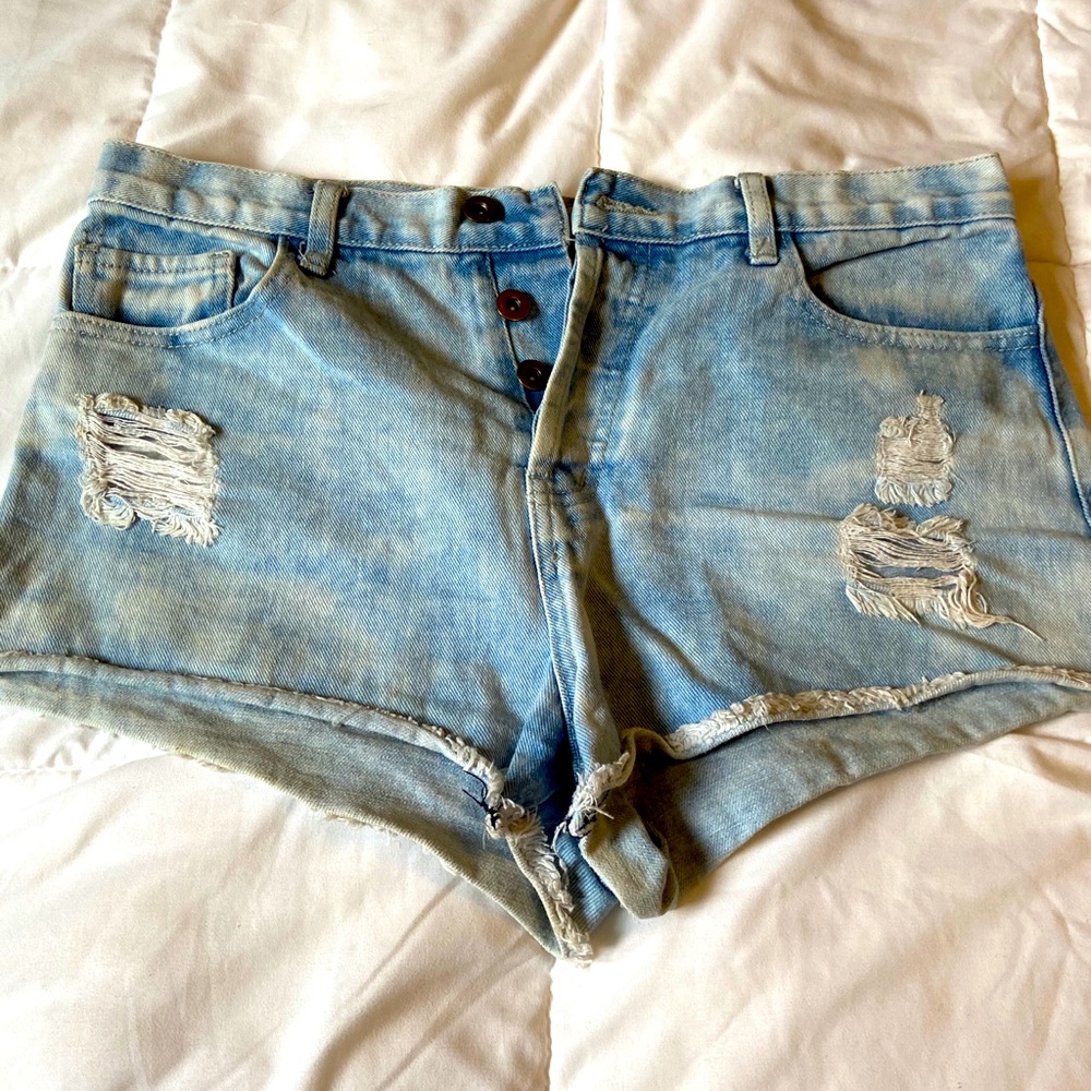 Premium Denim Cut off Shorts - premium denim